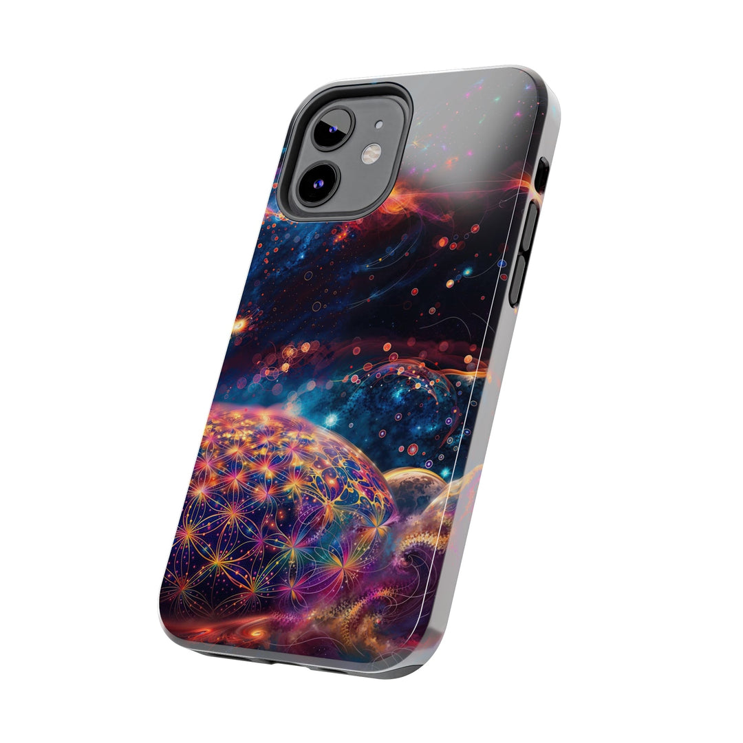 Cosmic Energy Tapestry - Tough Phone Case - Phone Case - g(0D·IO) - iPhone 13 Mini - -