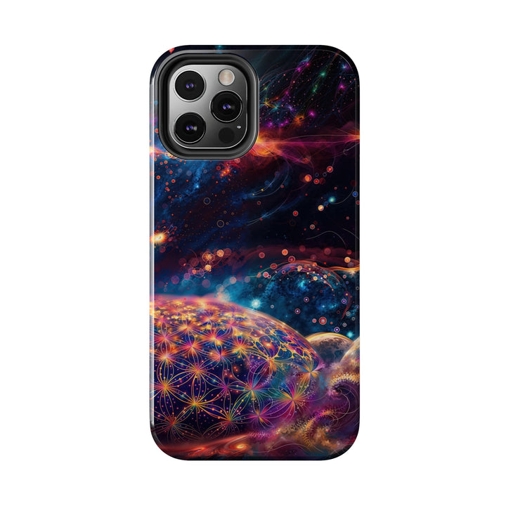 Cosmic Energy Tapestry - Tough Phone Case - Phone Case - g(0D·IO) - iPhone 13 Mini - -