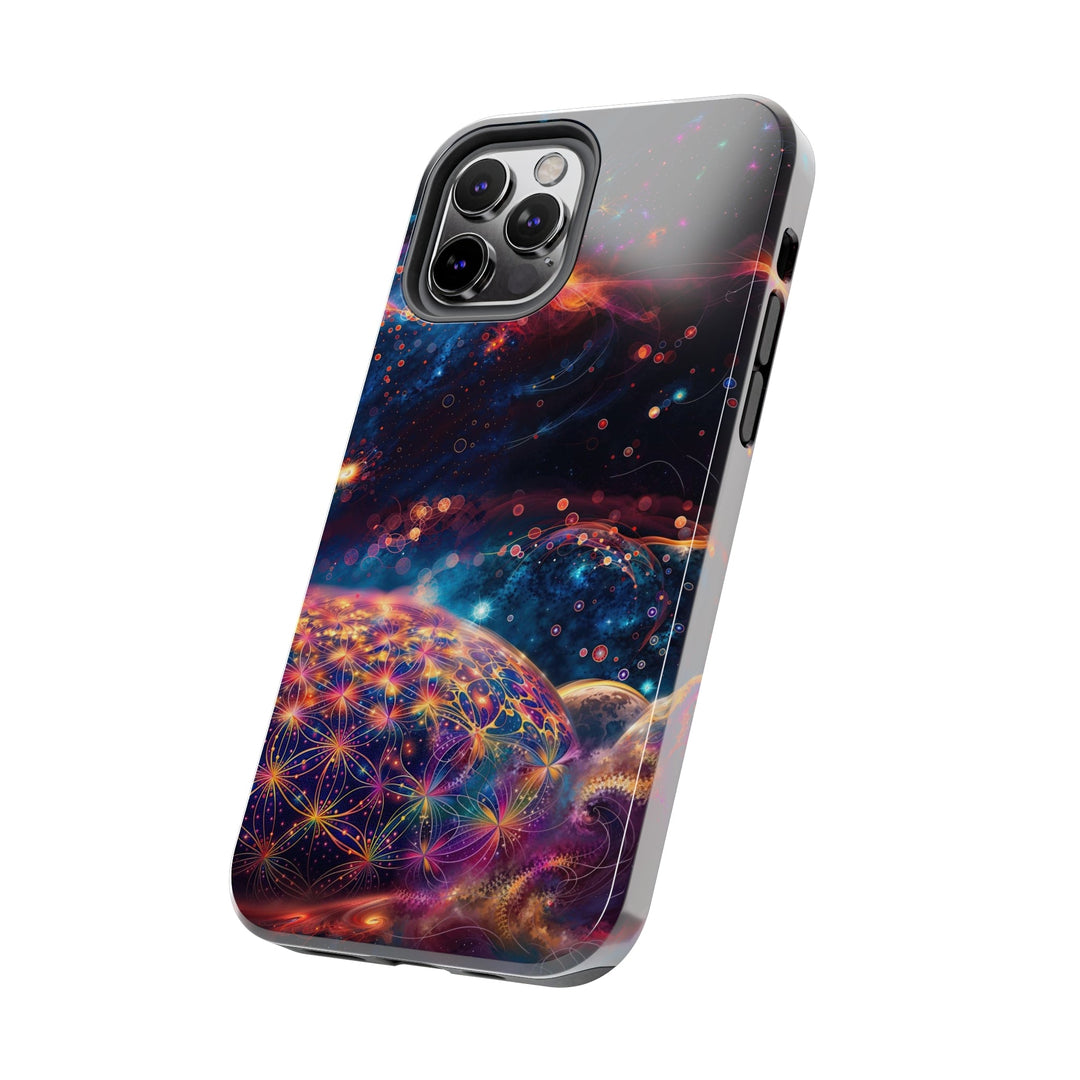 Cosmic Energy Tapestry - Tough Phone Case - Phone Case - g(0D·IO) - iPhone 13 Mini - -