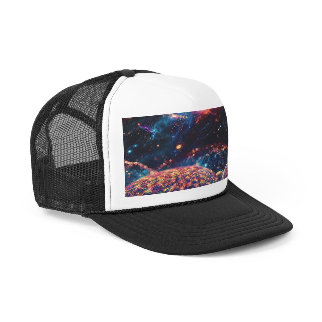 Cosmic Energy Tapestry - Trucker Hat - Hats - g(0D·IO) - Pink - One size -