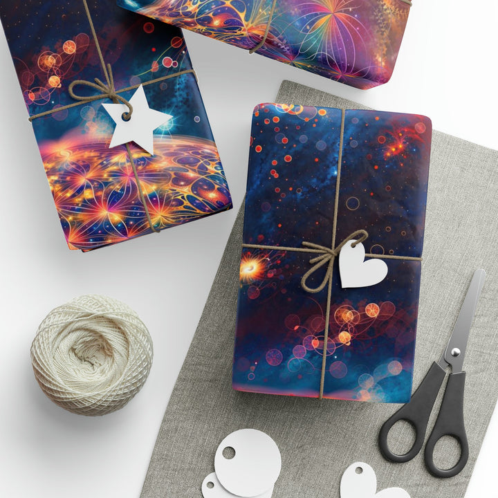 Cosmic Energy Tapestry - Wrapping Paper - Home Decor - g(0D·IO) - 30'' x 72'' - Matte -