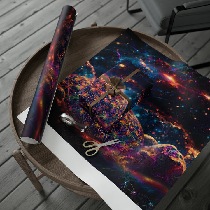 Cosmic Energy Tapestry - Wrapping Paper - Home Decor - g(0D·IO) - 30'' x 72'' - Matte -
