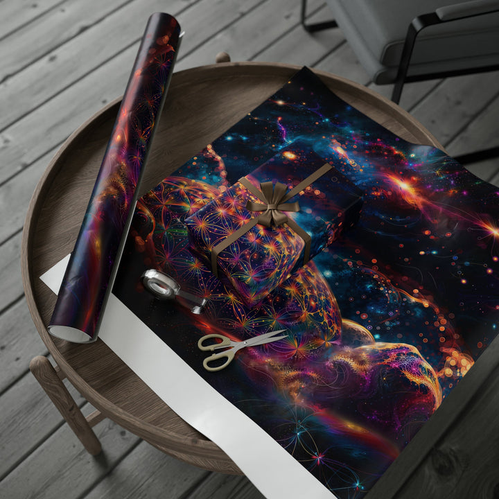 Cosmic Energy Tapestry - Wrapping Paper - Home Decor - g(0D·IO) - 30'' x 72'' - Matte -