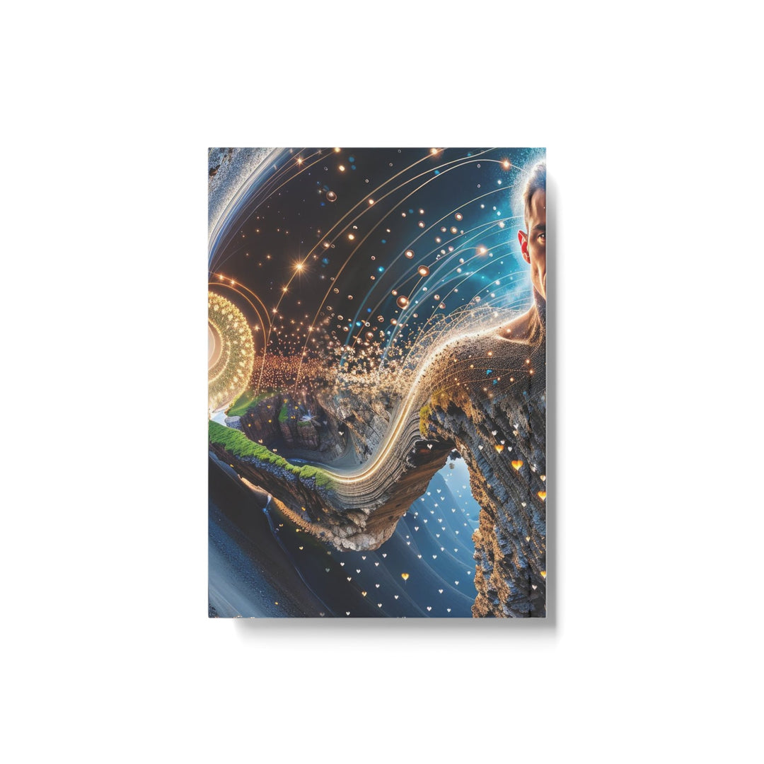 Cosmic Essence Portal - Hard Backed Journal - Paper products - g(0D·IO) - Graph - A5 - White