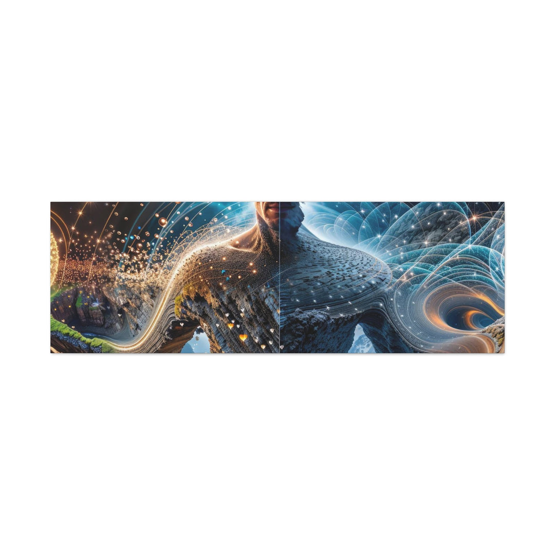 Cosmic Essence Portal - Matte Canvas Print 1.25" - Canvas - g(0D·IO) - 60" x 20" (Horizontal) - 1.25" -