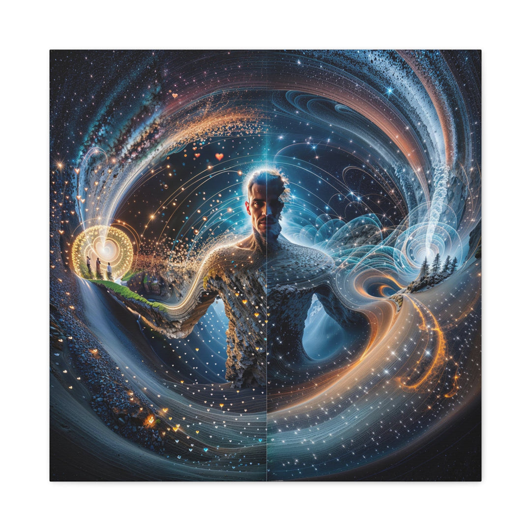 Cosmic Essence Portal - Matte Canvas Print 1.25" - Canvas - g(0D·IO) - 24″ x 24″ - 1.25" -