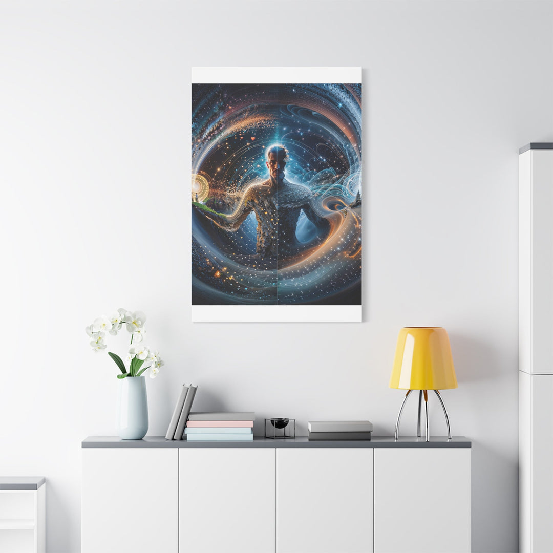 Cosmic Essence Portal - Matte Canvas Print 1.25" - Canvas - g(0D·IO) - 36" x 36" - 1.25" -
