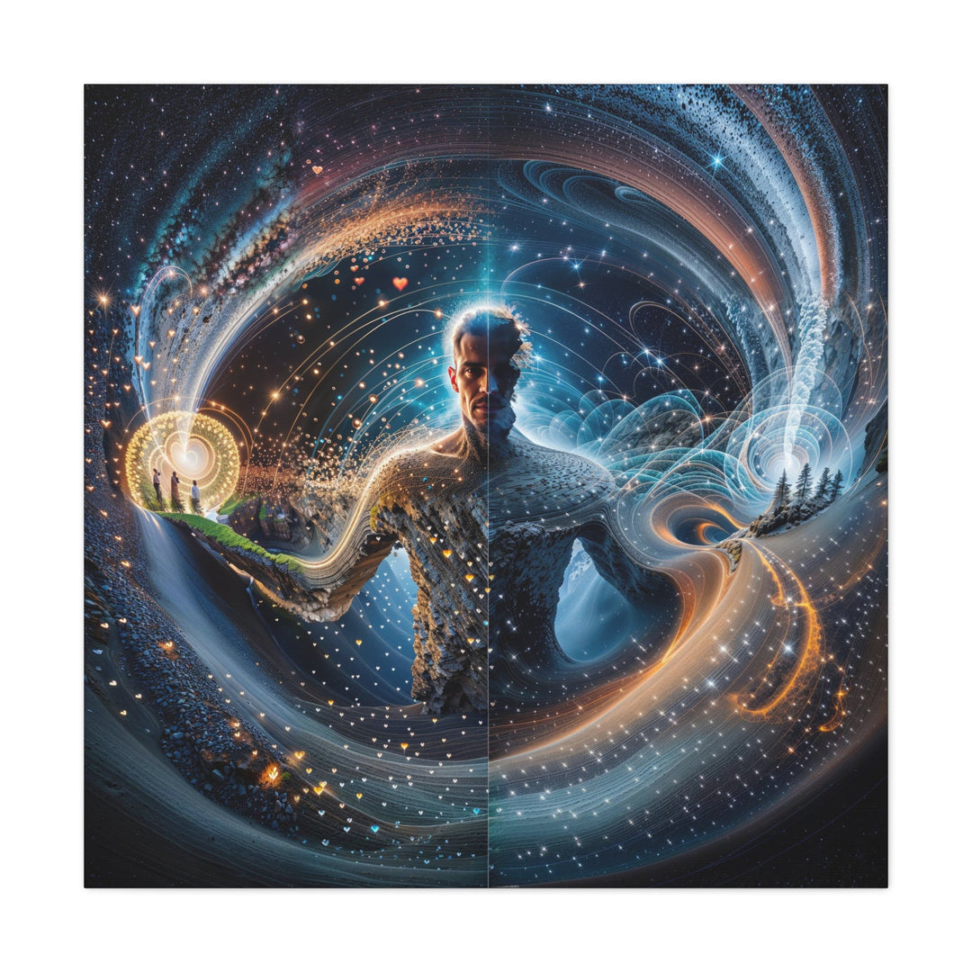 Cosmic Essence Portal - Matte Canvas Print 1.25" - Canvas - g(0D·IO) - 36" x 36" - 1.25" -