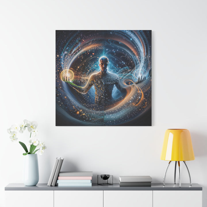Cosmic Essence Portal - Matte Canvas Print 1.25" - Canvas - g(0D·IO) - 36" x 36" - 1.25" -