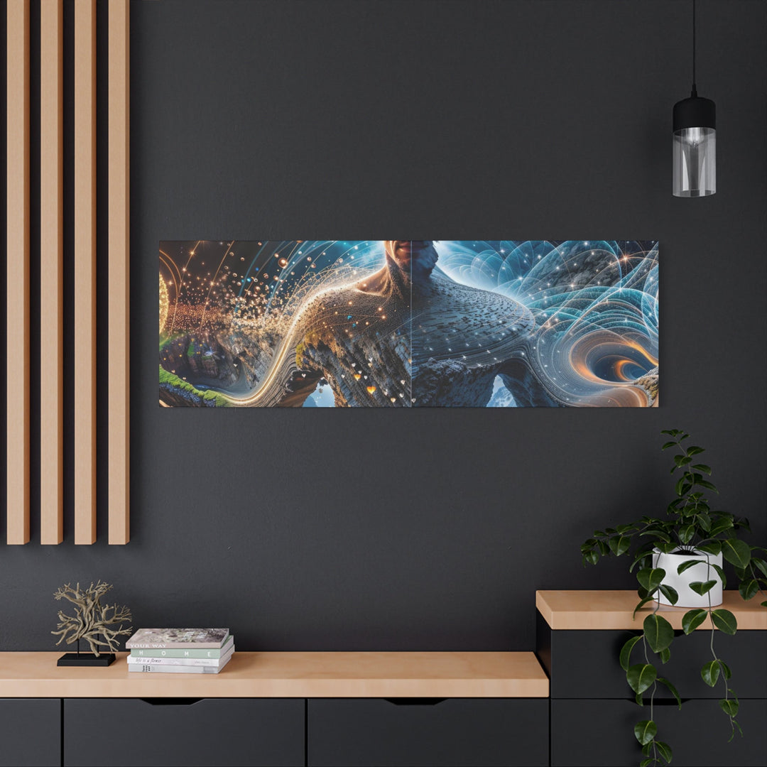 Cosmic Essence Portal - Matte Canvas Print 1.25" - Canvas - g(0D·IO) - 36" x 36" - 1.25" -