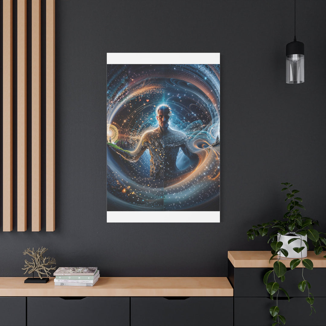 Cosmic Essence Portal - Matte Canvas Print 1.25" - Canvas - g(0D·IO) - 36" x 36" - 1.25" -