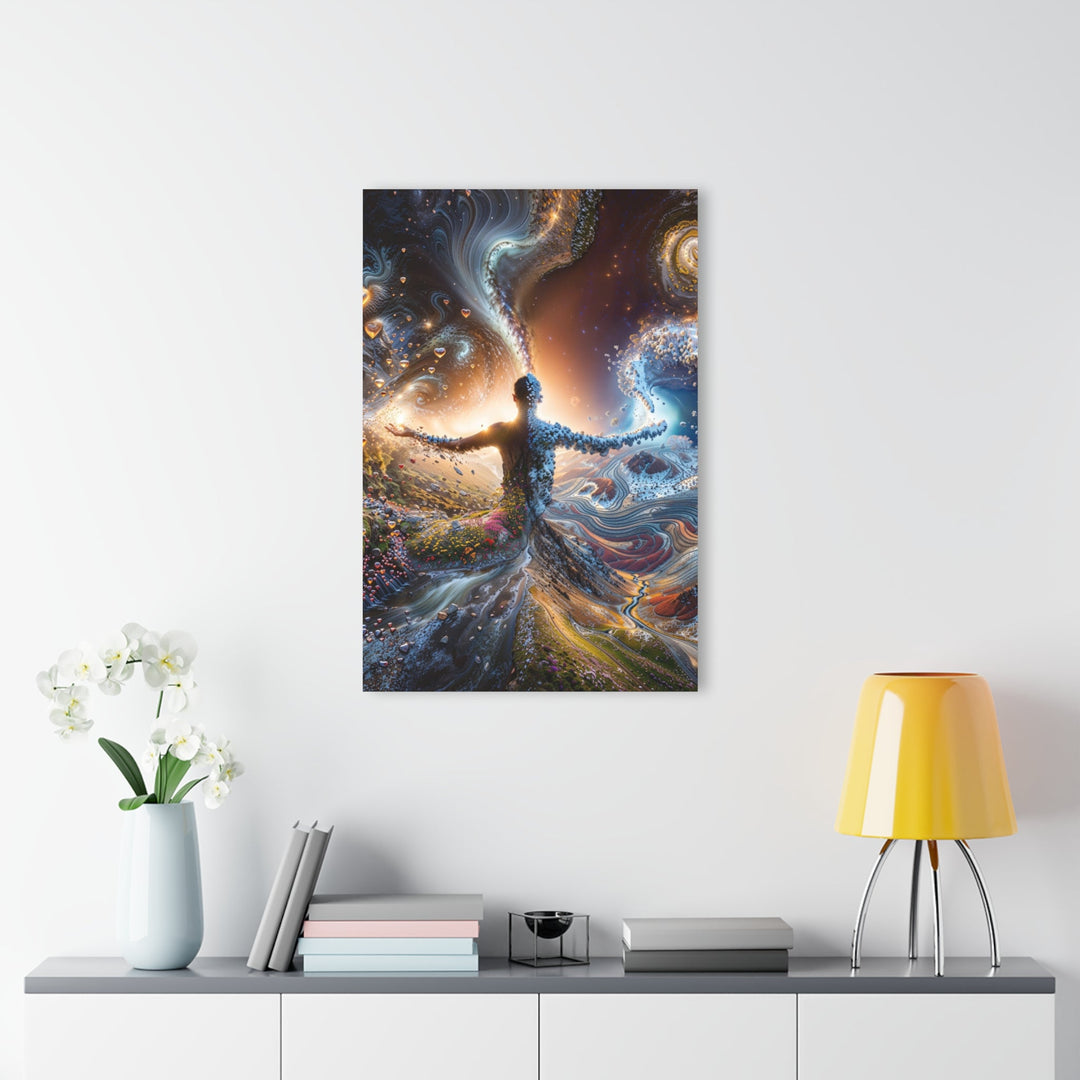 Cosmic Essence Unfurling - Acrylic Prints (French Cleat Hanging) - Home Decor - g(0D·IO) - 24" x 36" (Vertical) - 0.25'' -
