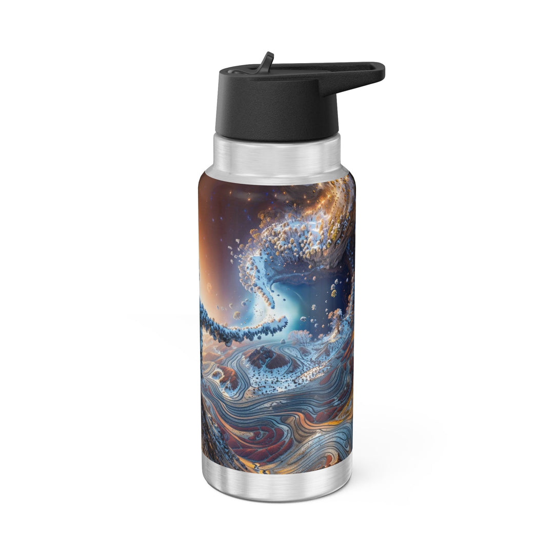 Cosmic Essence Unfurling - Gator Tumbler 32oz - Mug - g(0D·IO) - Silver - 32oz -