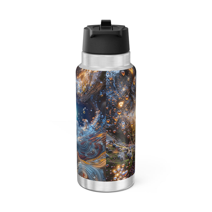 Cosmic Essence Unfurling - Gator Tumbler 32oz - Mug - g(0D·IO) - Silver - 32oz -