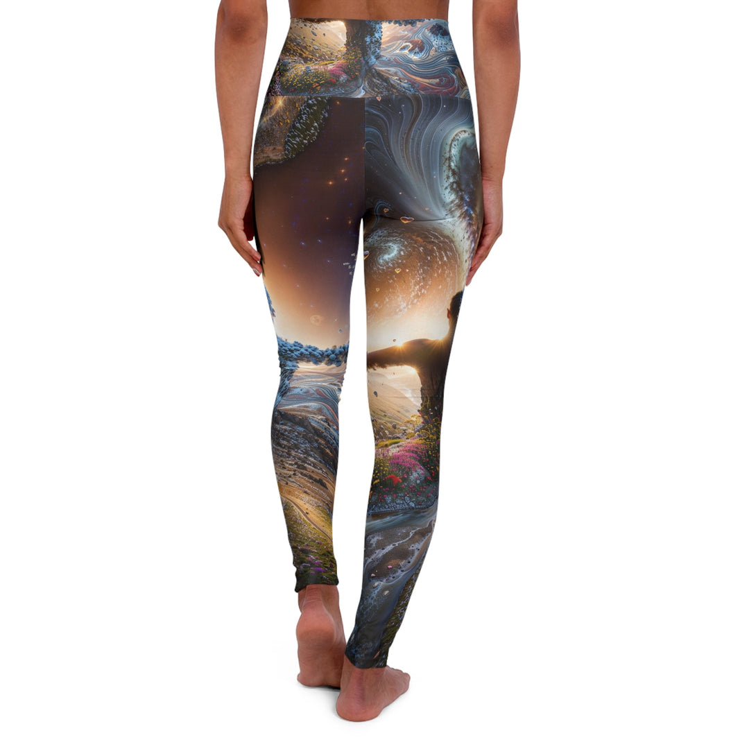 Cosmic Essence Unfurling - High Waisted AOP Yoga Leggings - All Over Prints - g(0D·IO) - XS - -