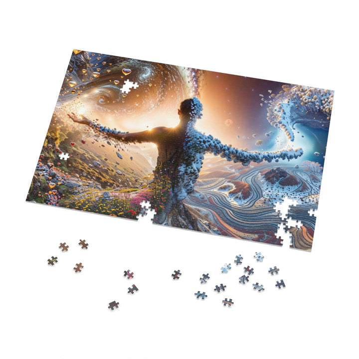 Cosmic Essence Unfurling - Jigsaw Puzzle (100, 252, 500, 1000 pieces) - Puzzle - g(0D·IO) - 29.25" × 19.75" (1000 pcs) - -