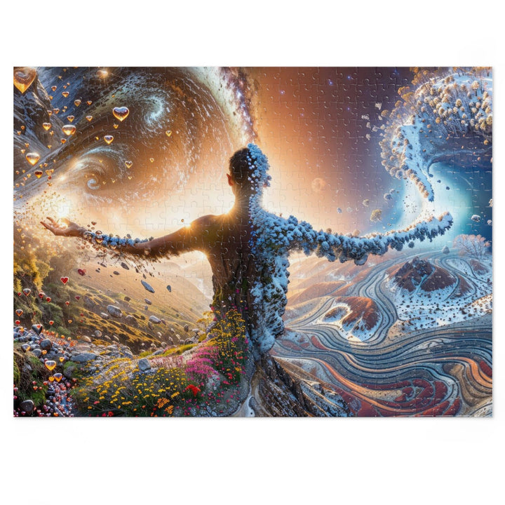 Cosmic Essence Unfurling - Jigsaw Puzzle (100, 252, 500, 1000 pieces) - Puzzle - g(0D·IO) - 20.5" × 15" (500 pcs) - -