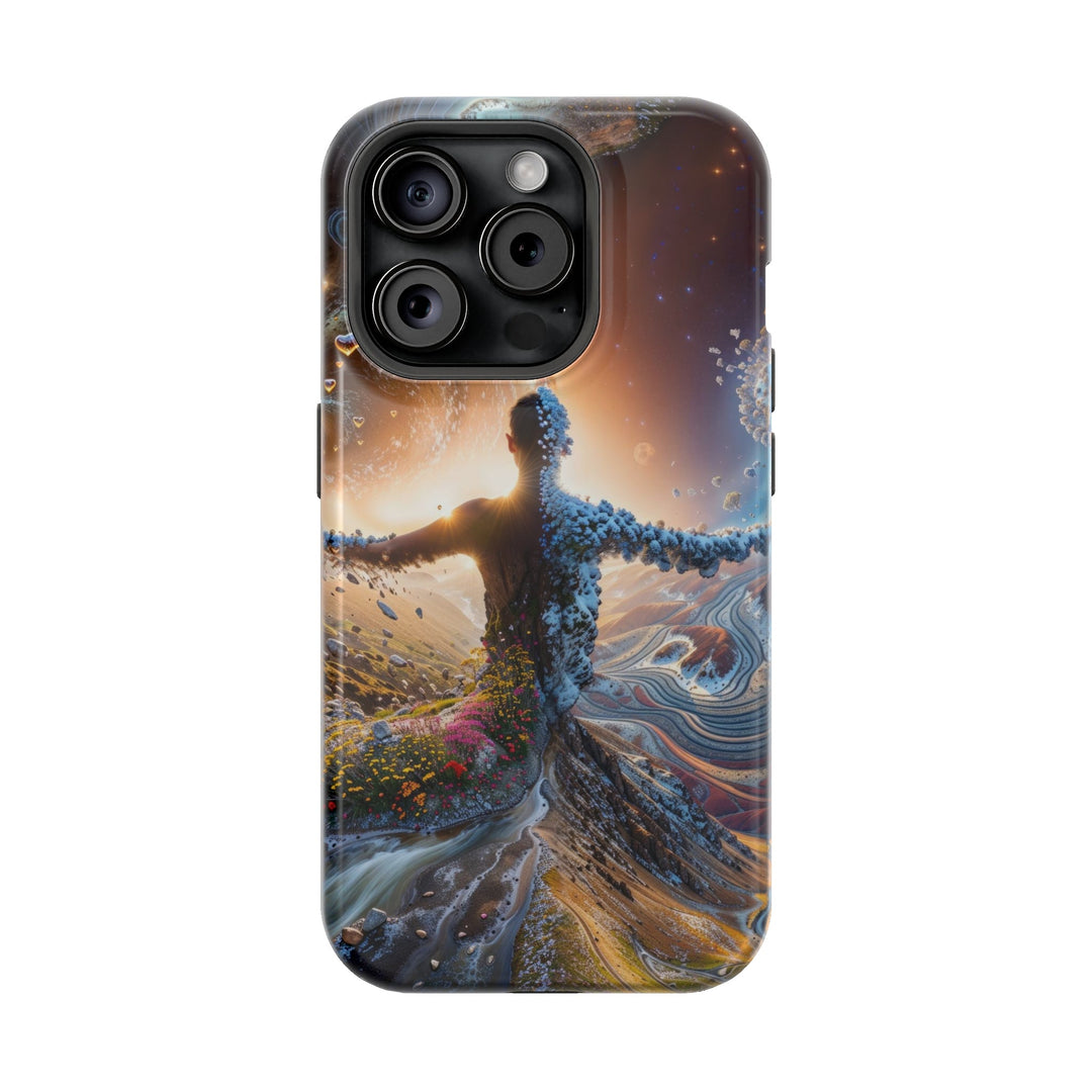 Cosmic Essence Unfurling - MagSafe Tough Case - Phone Case - g(0D·IO) - iPhone 15 Pro - Glossy -