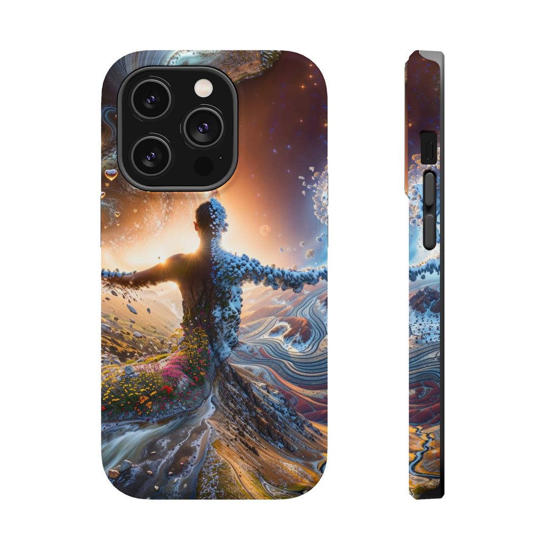 Cosmic Essence Unfurling - MagSafe Tough Case - Phone Case - g(0D·IO) - iPhone 14 Pro - Matte -