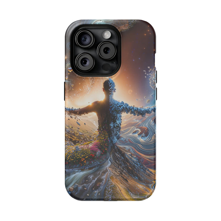 Cosmic Essence Unfurling - MagSafe Tough Case - Phone Case - g(0D·IO) - iPhone 15 Pro - Matte -