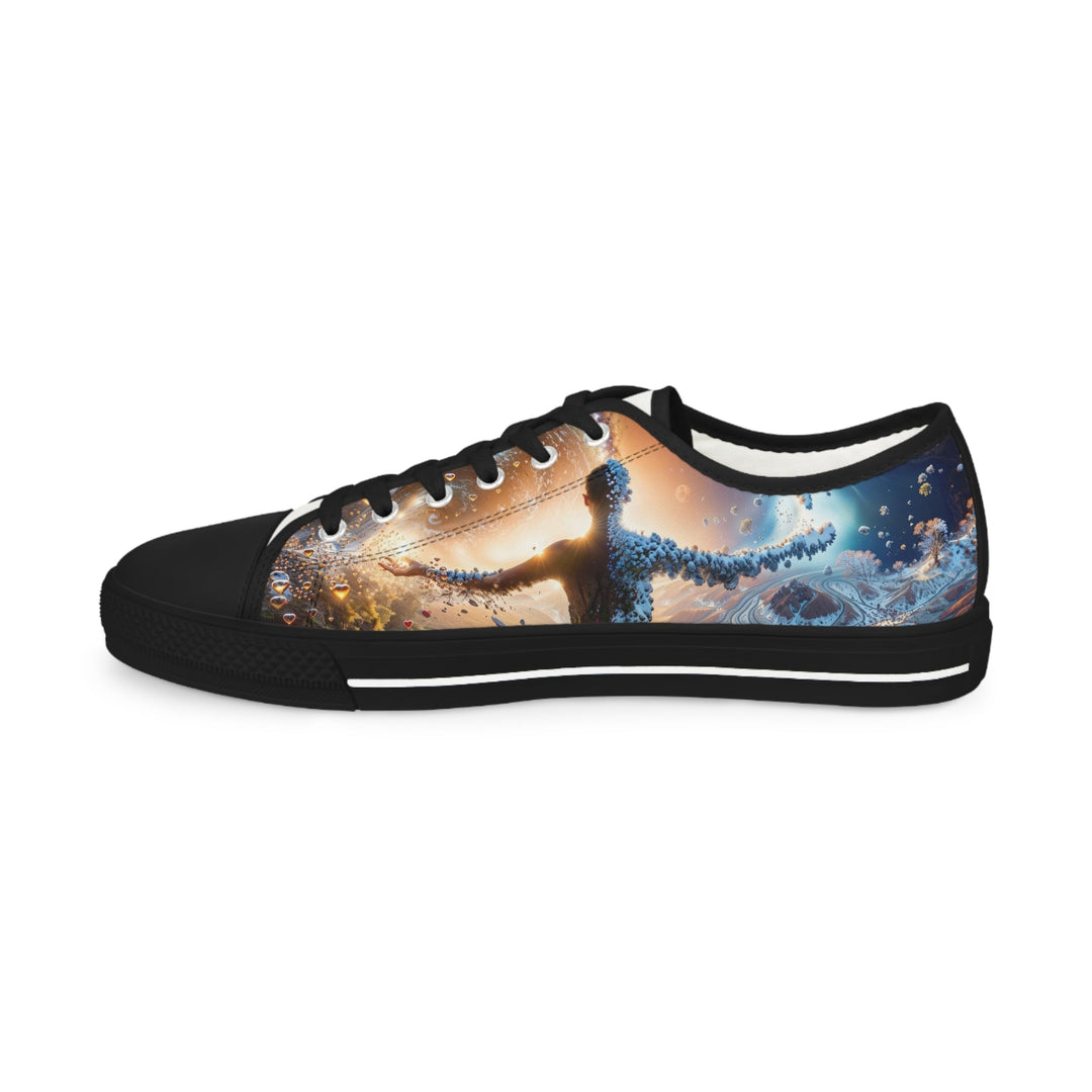 Cosmic Essence Unfurling - Men's Lowtop Sneakers - Shoes - g(0D·IO) - US 5 - Black sole -