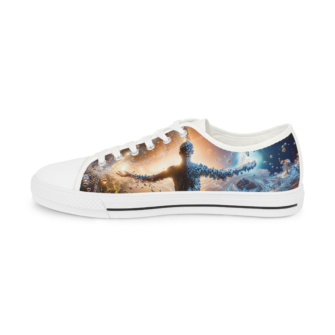 Cosmic Essence Unfurling - Men's Lowtop Sneakers - Shoes - g(0D·IO) - US 5 - Black sole -