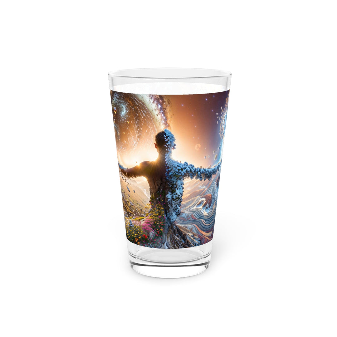 Cosmic Essence Unfurling - Pint Glass - Mug - g(0D·IO) - 16oz - -