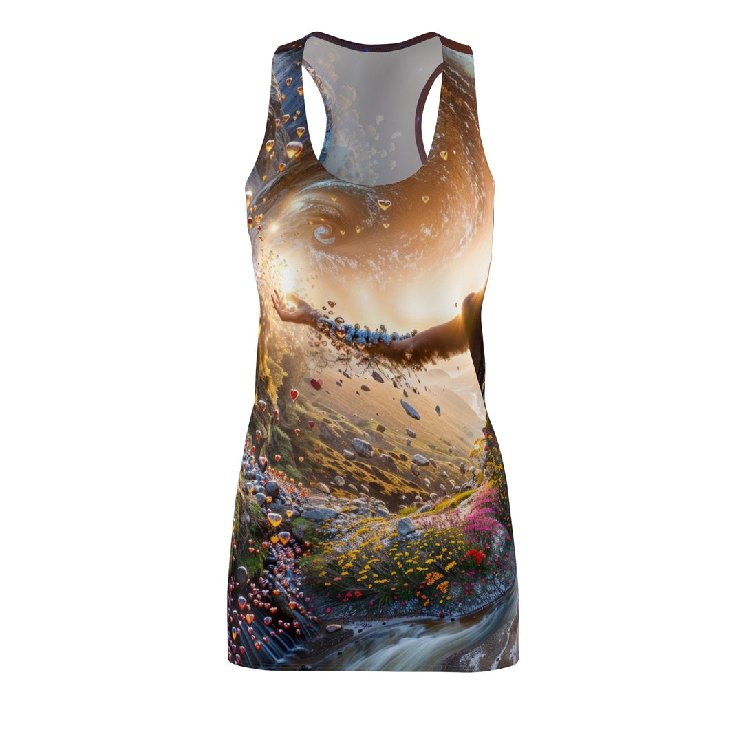 Cosmic Essence Unfurling - Racerback Dress - All Over Prints - g(0D·IO) - XS - -