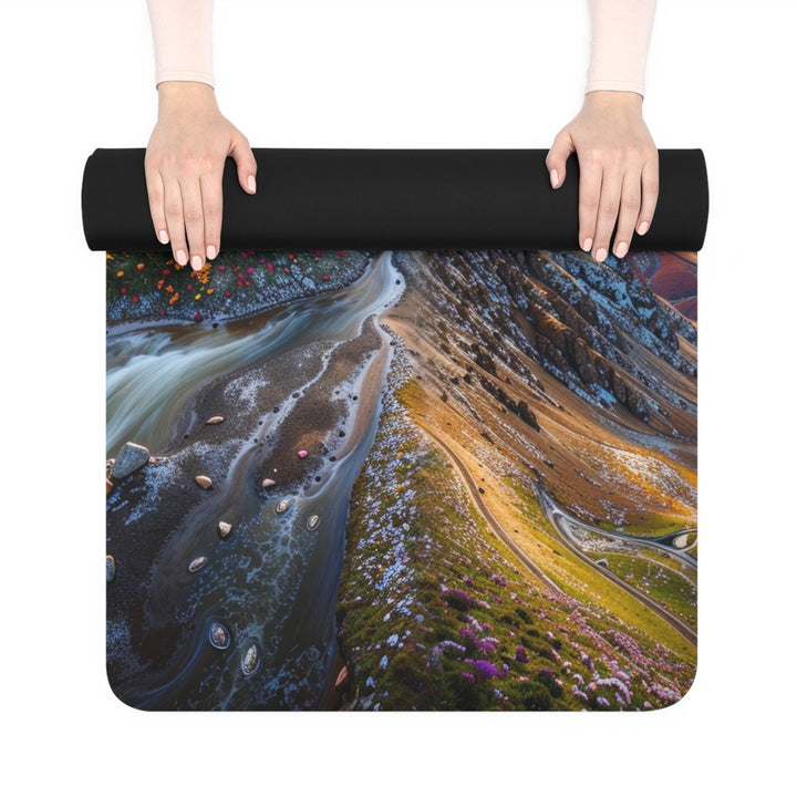 Cosmic Essence Unfurling - Yoga Mat - Home Decor - g(0D·IO) - 24” x 68” - -