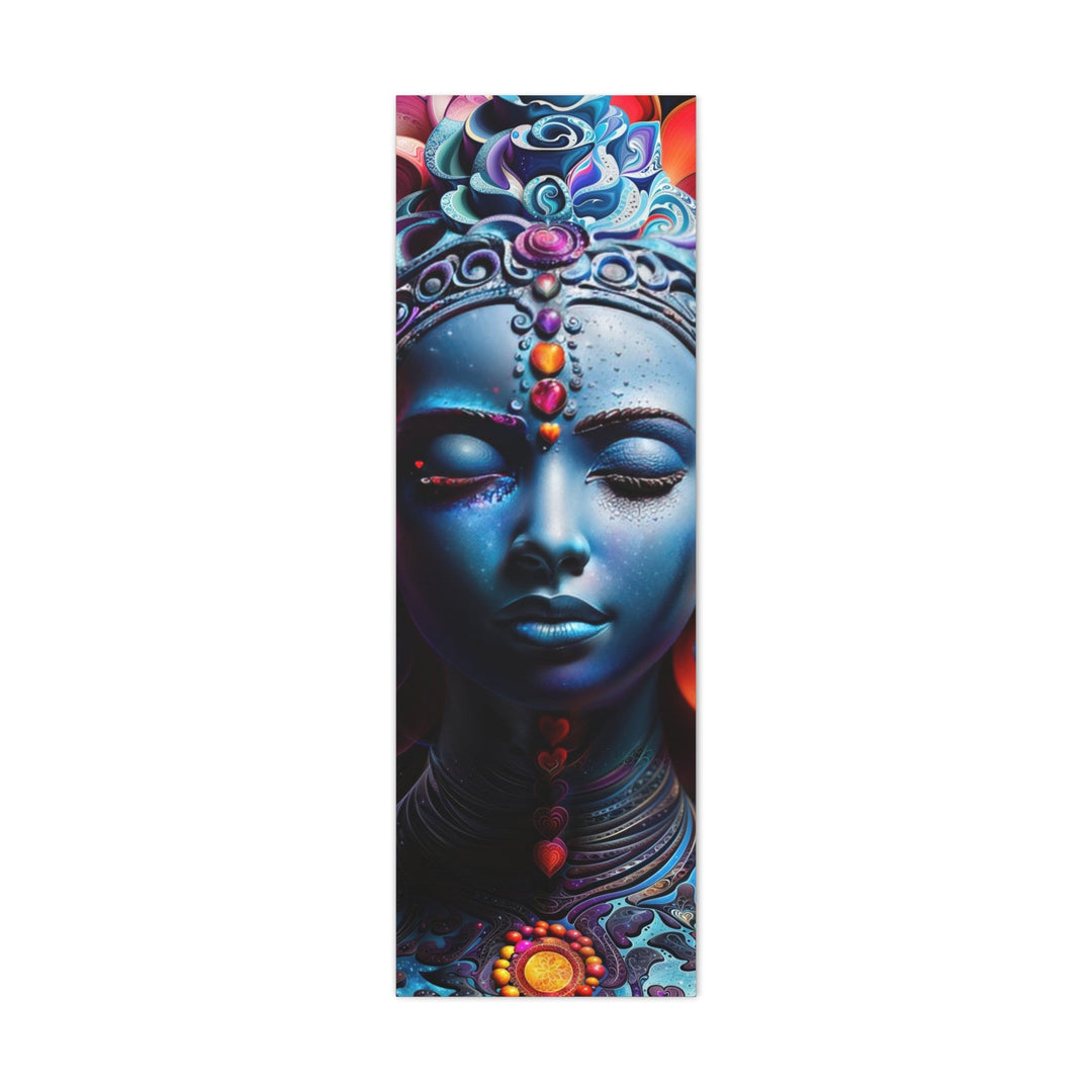 Cosmic Floral Deity - Matte Canvas Print 1.25" - Canvas - g(0D·IO) - 16" x 48" (Vertical) - 1.25" -