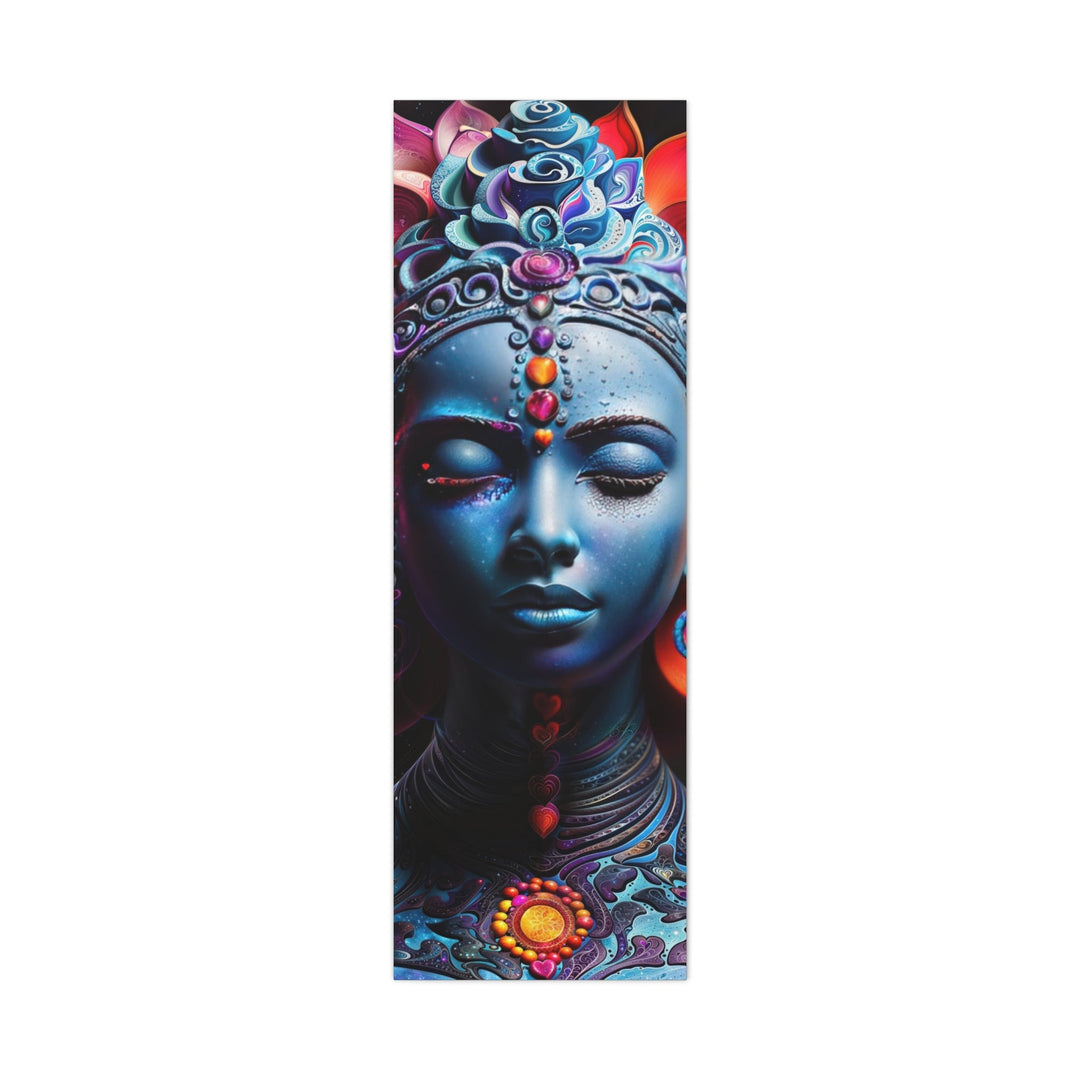 Cosmic Floral Deity - Matte Canvas Print 1.25" - Canvas - g(0D·IO) - 20" x 60" (Vertical) - 1.25" -