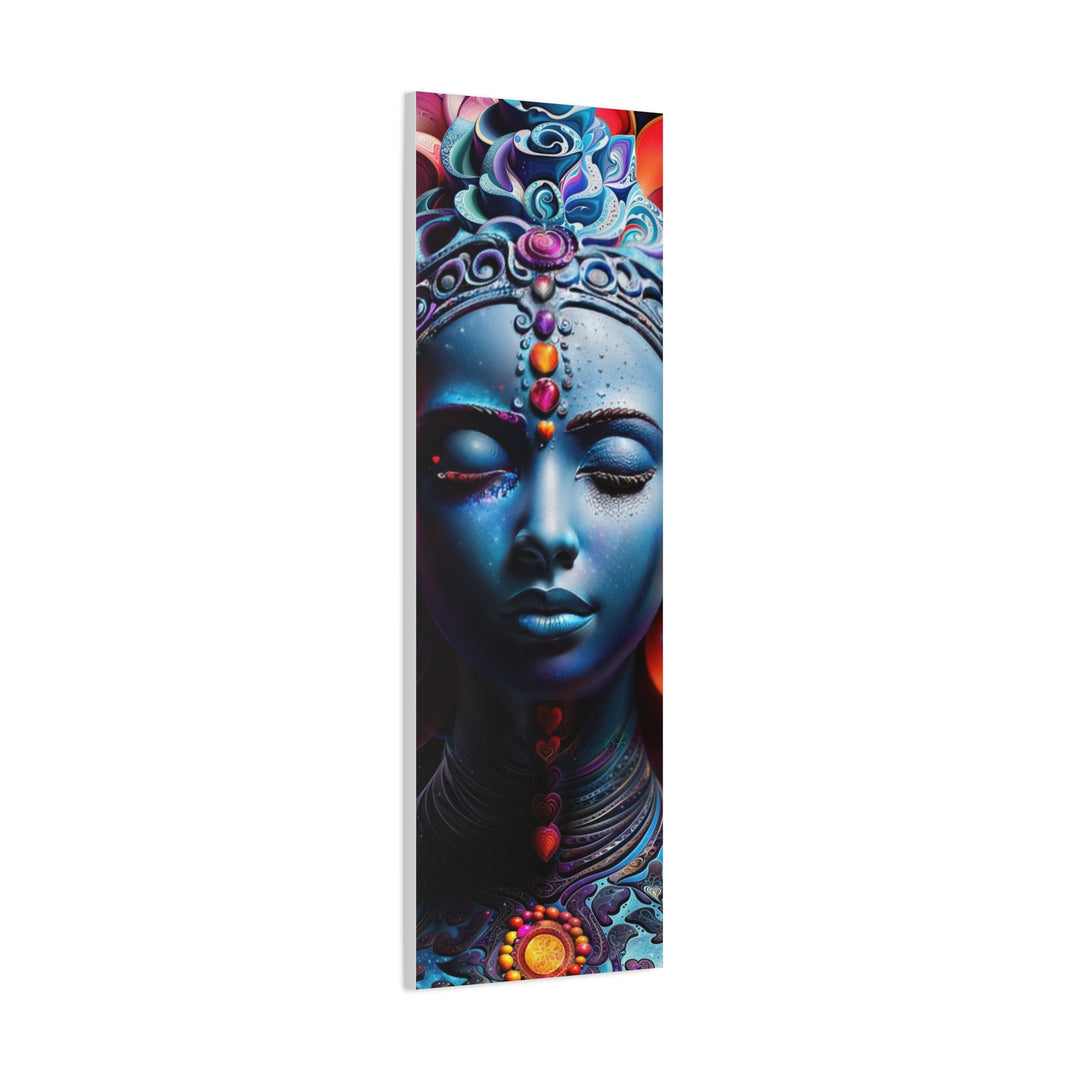 Cosmic Floral Deity - Matte Canvas Print 1.25" - Canvas - g(0D·IO) - 36" x 36" - 1.25" -