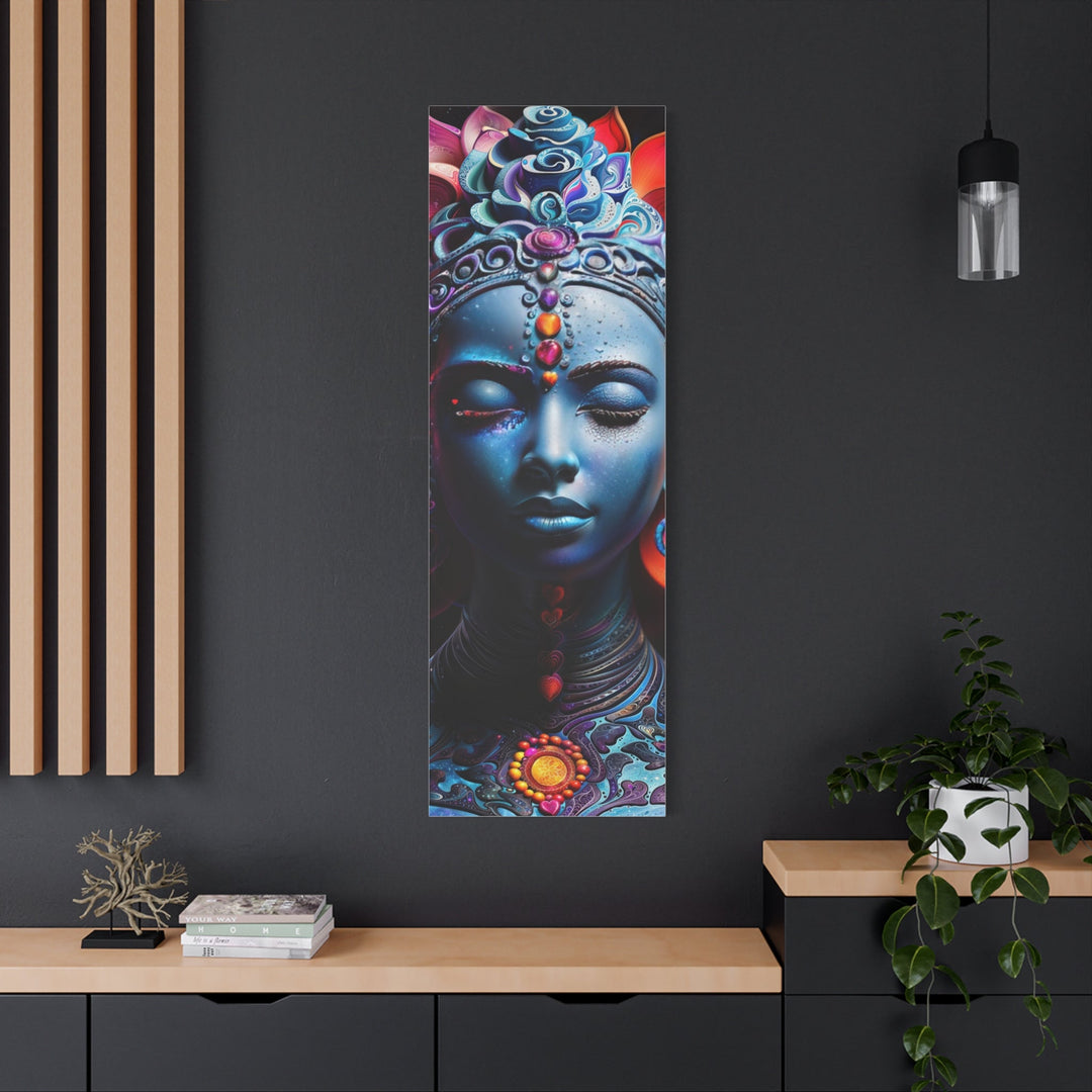 Cosmic Floral Deity - Matte Canvas Print 1.25" - Canvas - g(0D·IO) - 36" x 36" - 1.25" -