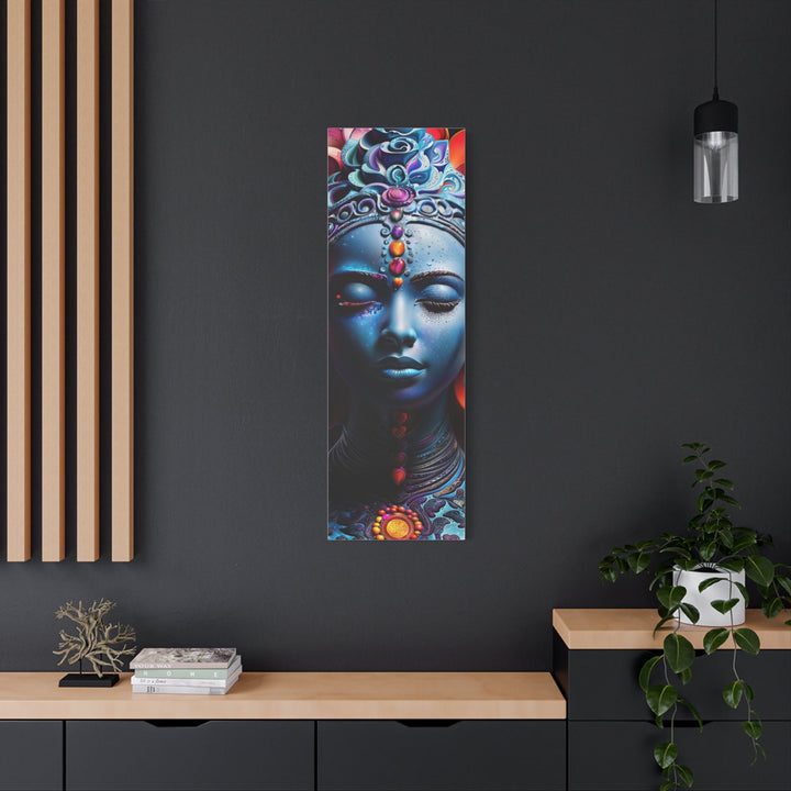 Cosmic Floral Deity - Matte Canvas Print 1.25" - Canvas - g(0D·IO) - 36" x 36" - 1.25" -