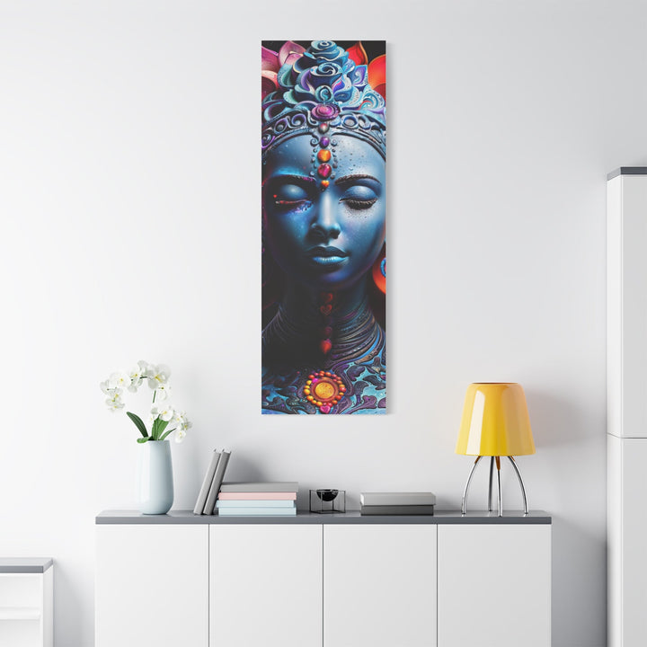 Cosmic Floral Deity - Matte Canvas Print 1.25" - Canvas - g(0D·IO) - 36" x 36" - 1.25" -