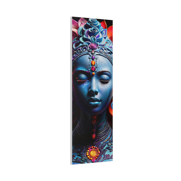 Cosmic Floral Deity - Matte Canvas Print 1.25" - Canvas - g(0D·IO) - 36" x 36" - 1.25" -