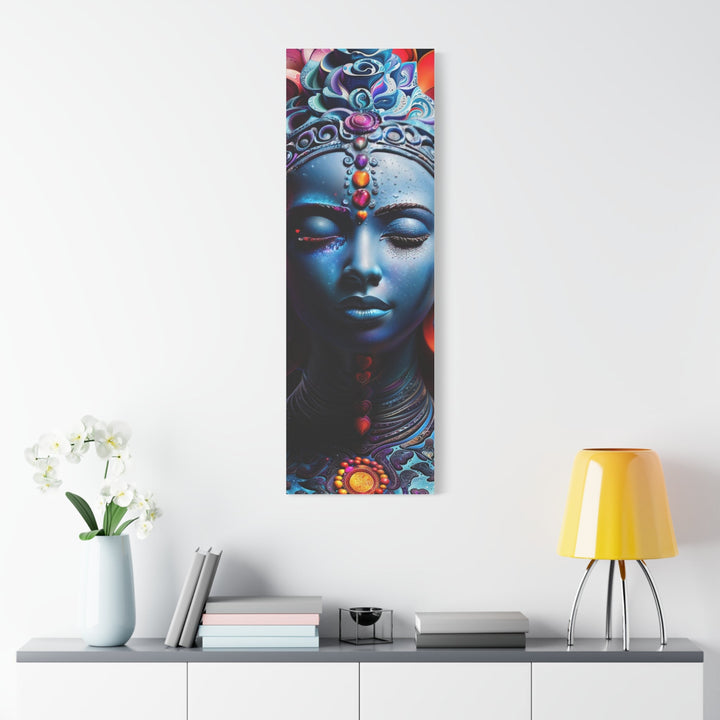 Cosmic Floral Deity - Matte Canvas Print 1.25" - Canvas - g(0D·IO) - 36" x 36" - 1.25" -