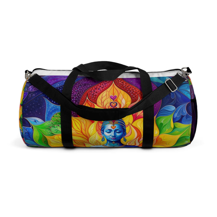 Cosmic Floral Meditation - Duffle Bag - Bags - g(0D·IO) - Large - -