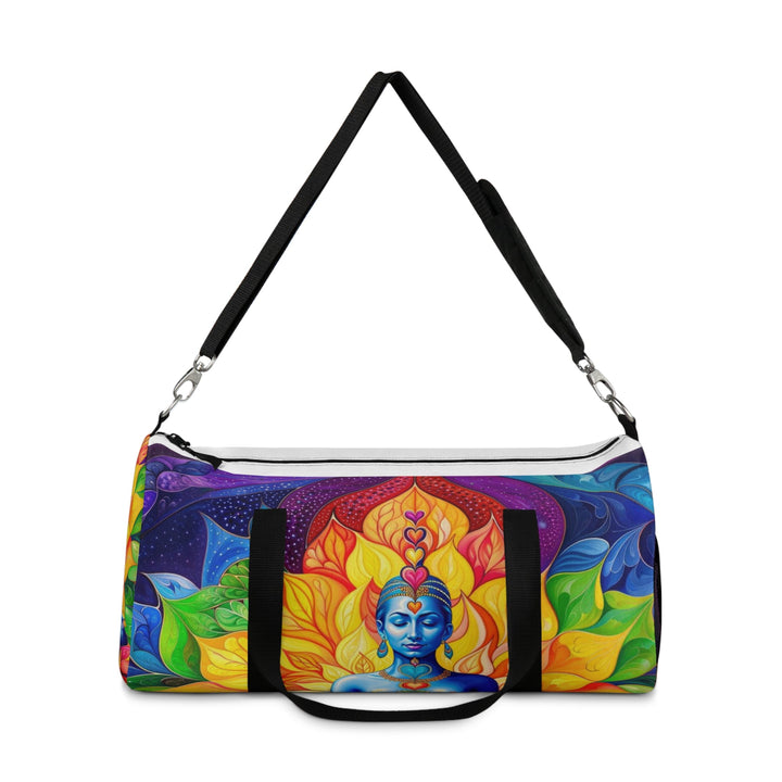 Cosmic Floral Meditation - Duffle Bag - Bags - g(0D·IO) - Large - -