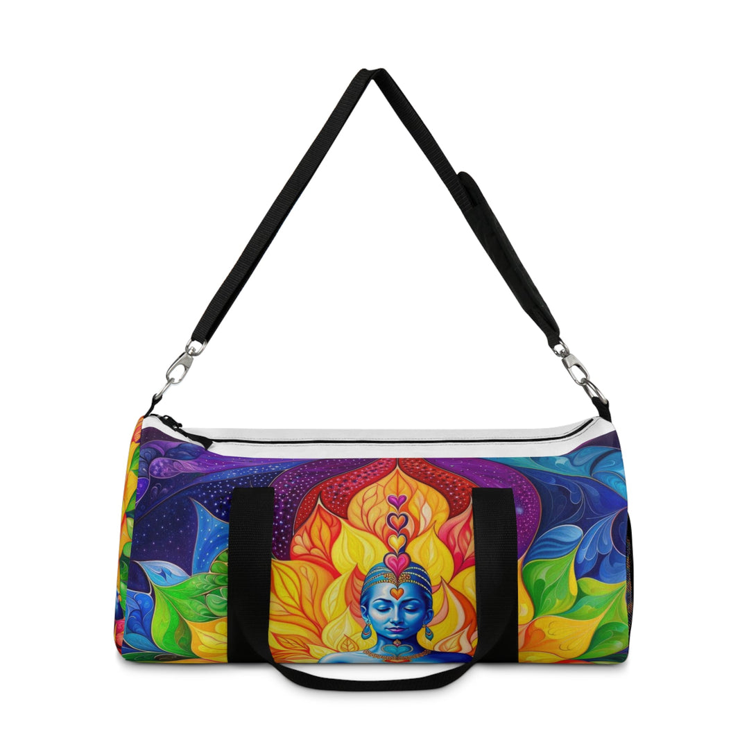 Cosmic Floral Meditation - Duffle Bag - Bags - g(0D·IO) - Large - -