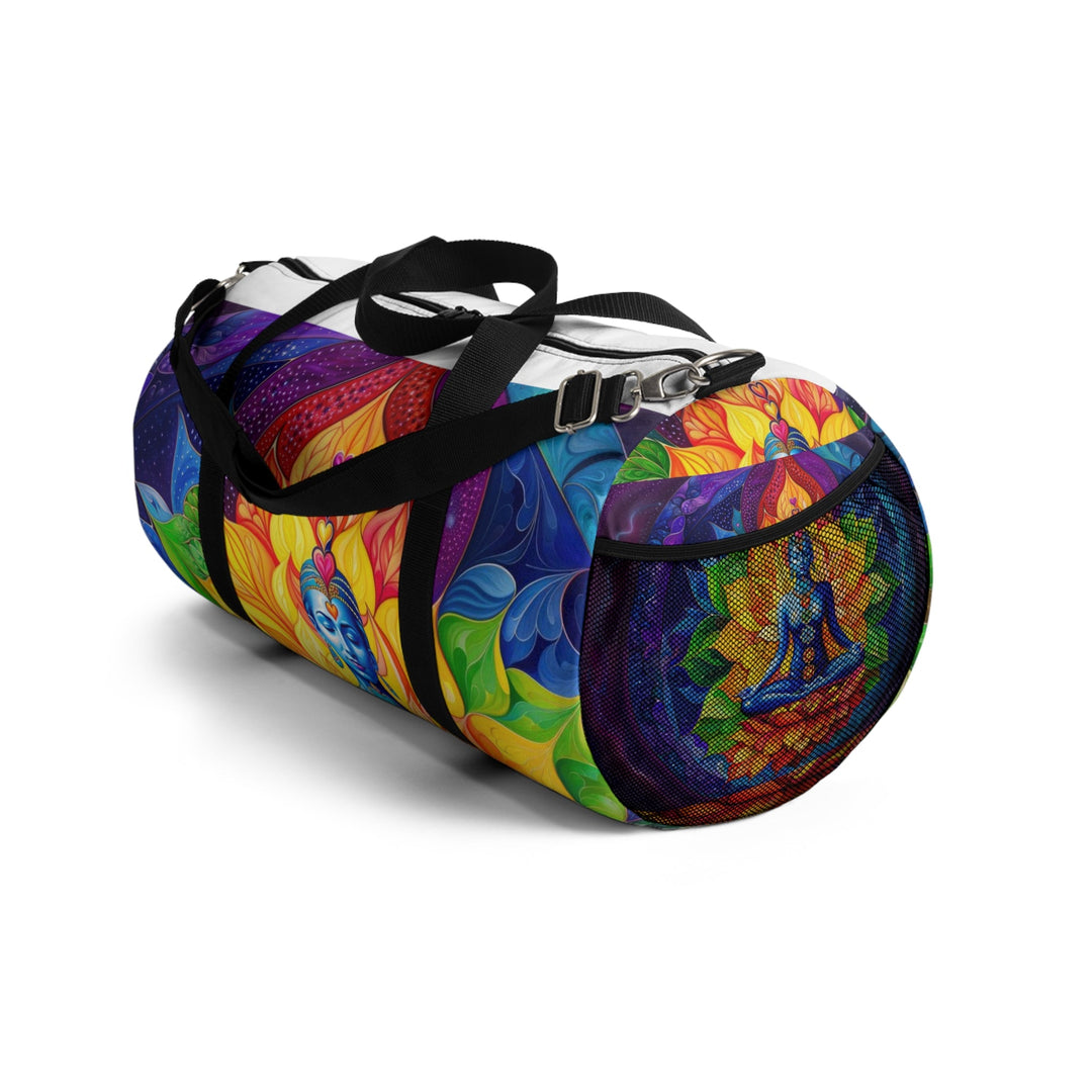 Cosmic Floral Meditation - Duffle Bag - Bags - g(0D·IO) - Large - -