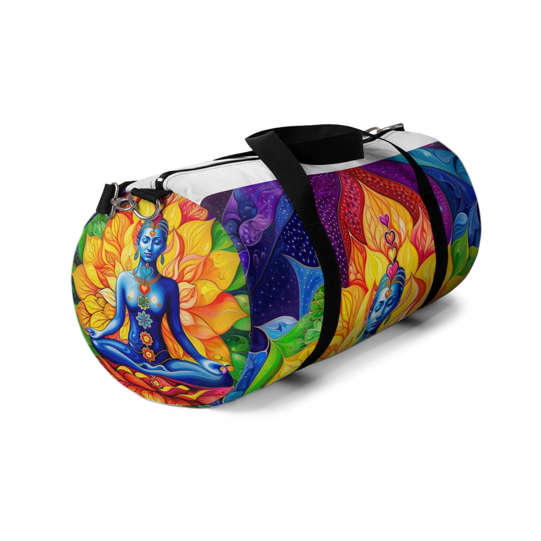 Cosmic Floral Meditation - Duffle Bag - Bags - g(0D·IO) - Large - -