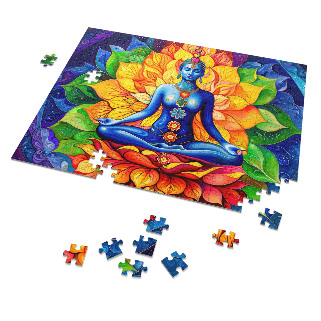 Cosmic Floral Meditation - Jigsaw Puzzle (100, 252, 500, 1000 pieces) - Puzzle - g(0D·IO) - 29.25" × 19.75" (1000 pcs) - -