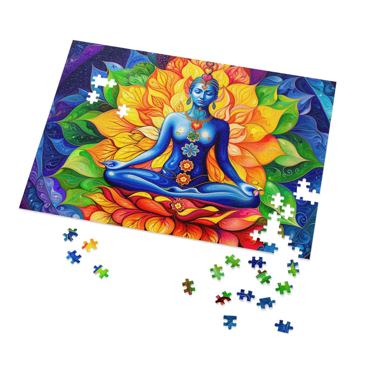 Cosmic Floral Meditation - Jigsaw Puzzle (100, 252, 500, 1000 pieces) - Puzzle - g(0D·IO) - 29.25" × 19.75" (1000 pcs) - -