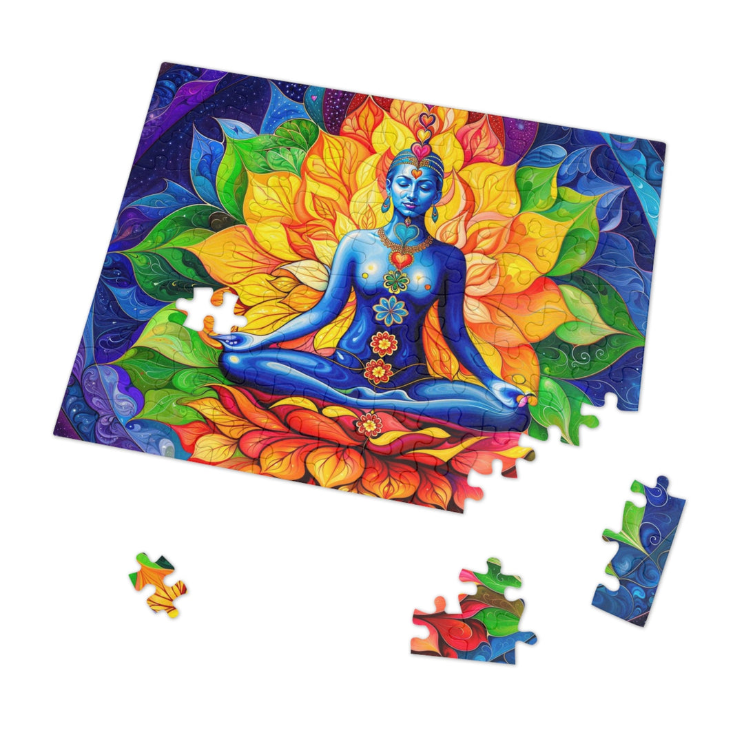 Cosmic Floral Meditation - Jigsaw Puzzle (100, 252, 500, 1000 pieces) - Puzzle - g(0D·IO) - 29.25" × 19.75" (1000 pcs) - -