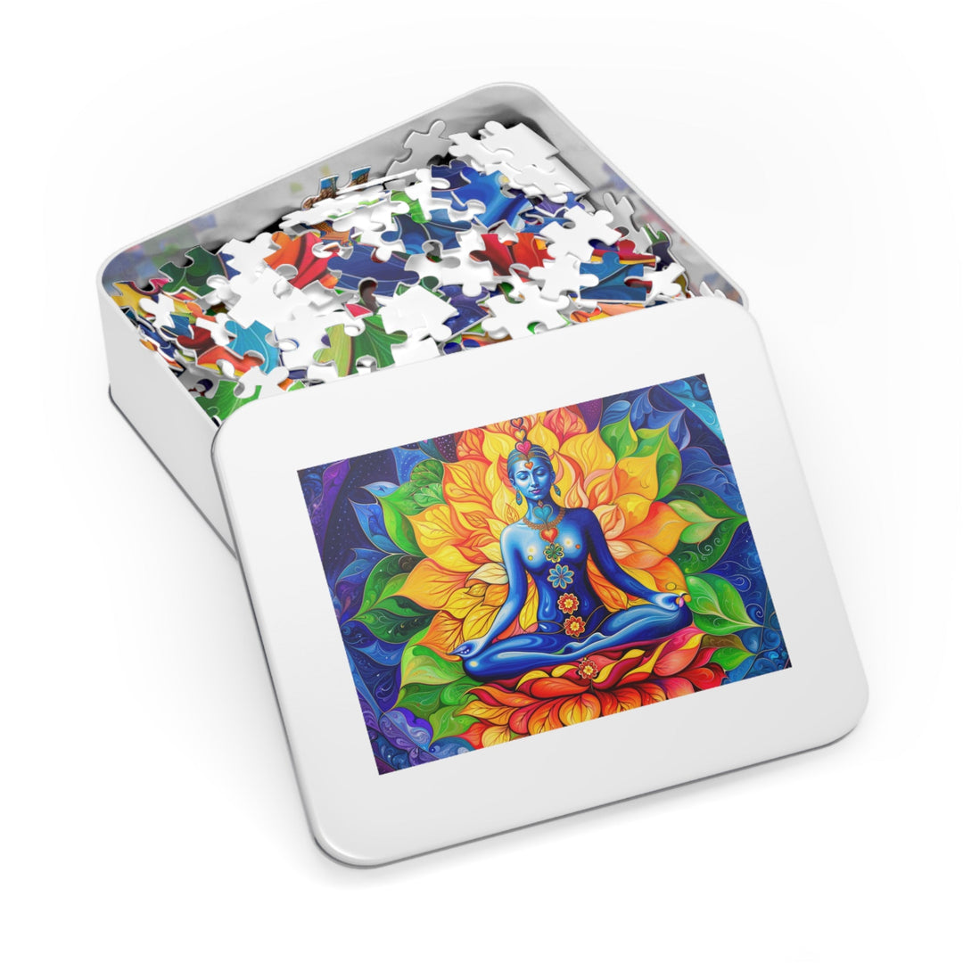 Cosmic Floral Meditation - Jigsaw Puzzle (100, 252, 500, 1000 pieces) - Puzzle - g(0D·IO) - 29.25" × 19.75" (1000 pcs) - -