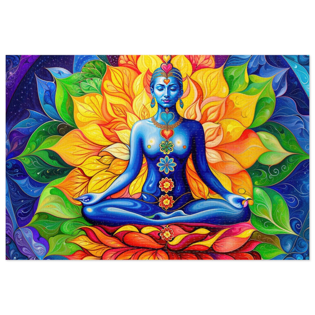 Cosmic Floral Meditation - Jigsaw Puzzle (100, 252, 500, 1000 pieces) - Puzzle - g(0D·IO) - 29.25" × 19.75" (1000 pcs) - -