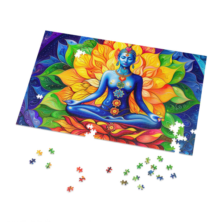 Cosmic Floral Meditation - Jigsaw Puzzle (100, 252, 500, 1000 pieces) - Puzzle - g(0D·IO) - 29.25" × 19.75" (1000 pcs) - -