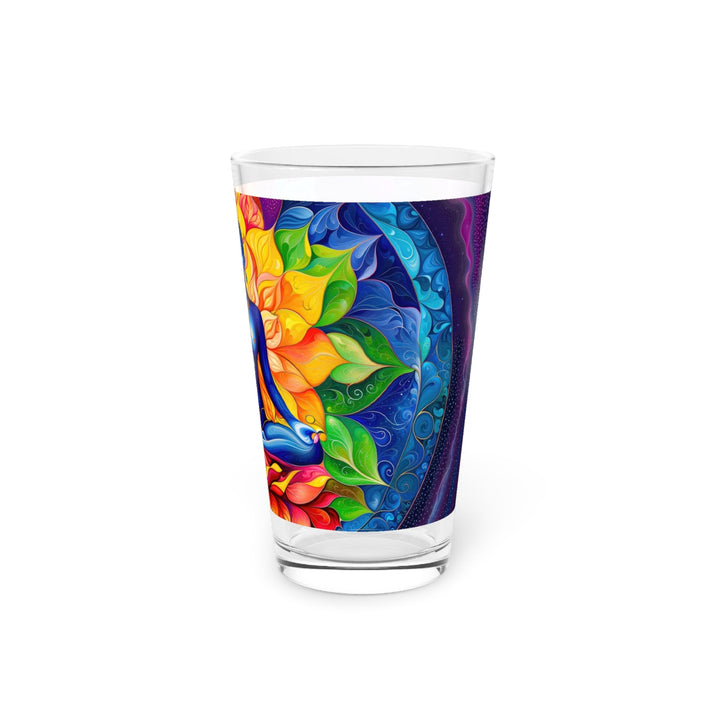 Cosmic Floral Meditation - Pint Glass - Mug - g(0D·IO) - 16oz - -