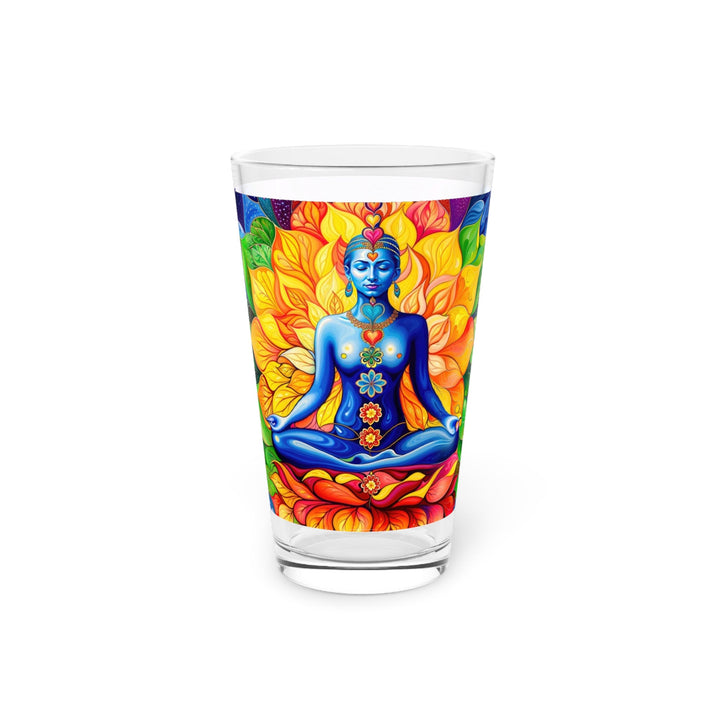 Cosmic Floral Meditation - Pint Glass - Mug - g(0D·IO) - 16oz - -